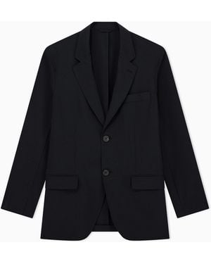 Emporio Armani Single-Breasted Jacket - Black