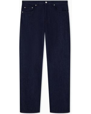 Emporio Armani Five-Pocket Straight-Leg Jeans - Blue