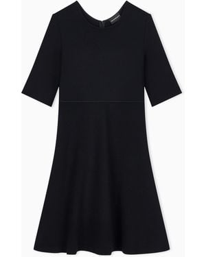 Emporio Armani Unlined Dress - Black