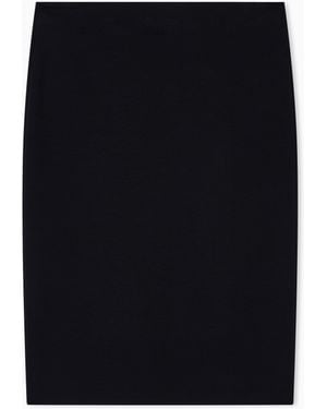 Emporio Armani Jersey De Cuello Alto De Pura Lana Virgen - Negro