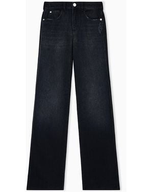 Emporio Armani Vaqueros J9D Slim Fit De Denim Con Efecto Vintage - Azul