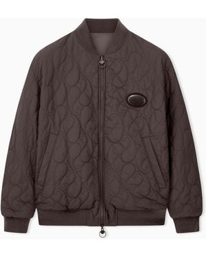 Emporio Armani Reversible Bomber Jacket - Green