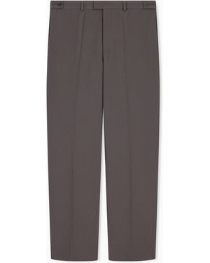 Emporio Armani Pantalón De Punto Crepé 3D Signature Capsule - Gris