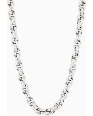 Emporio Armani Collar De Eslabones De Acero Inoxidable - Multicolor