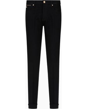 Emporio Armani J75 Slim-Fit Jeans - Black