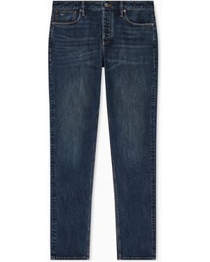 Emporio Armani J75 Slim Fit Jeans - Blue