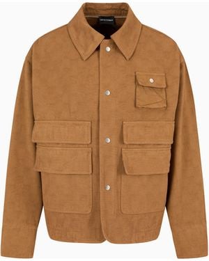 Emporio Armani Blouson Multitasche - Marrone