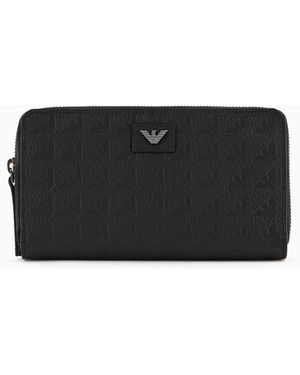 Emporio Armani Portafoglio Zip Around - Nero