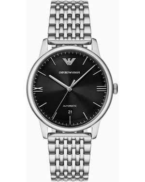 Emporio Armani Steel Strap Watches - White