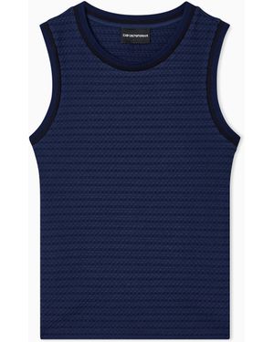 Emporio Armani Tank Tops - Blue