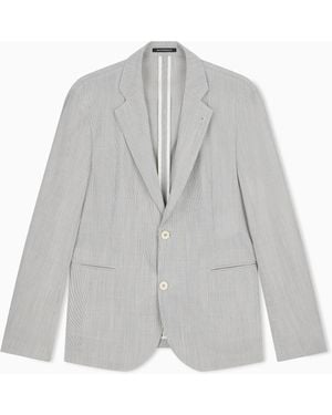 Emporio Armani Unlined Blazer - Grey