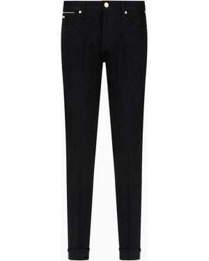 Emporio Armani J75 Slim-Fit Jeans - Black