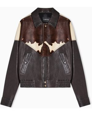 Emporio Armani Blouson Jacket - Brown