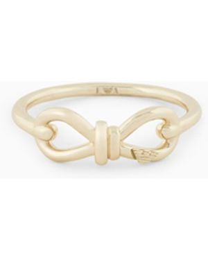 Emporio Armani Ribbon Ring - White