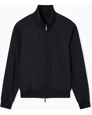 Emporio Armani Icon Full-Zip Blouson - Blue