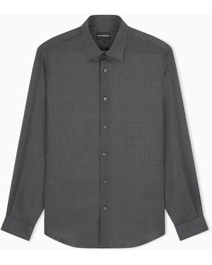 Emporio Armani Shirt With Regular Fit - Grey