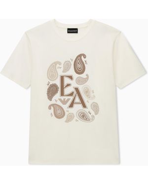 Emporio Armani T-Shirt Capsule Boteh - White