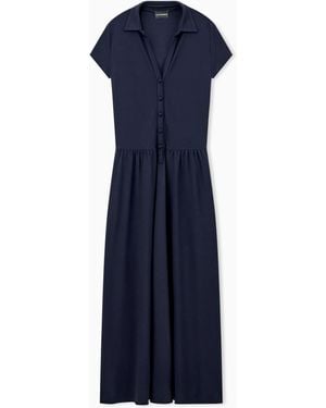 Emporio Armani Long Dress - Blue
