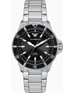 Emporio Armani World Explorer Solar Powered Watch - White