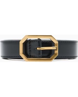 Emporio Armani Belt With Buckle - White