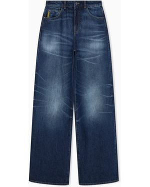 Emporio Armani J8B Relaxed Fit Jeans - Blue
