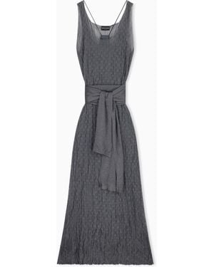 Emporio Armani Long Dress - Grey