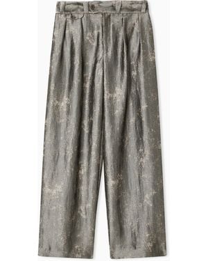 Emporio Armani Palazzo Trousers - Grey