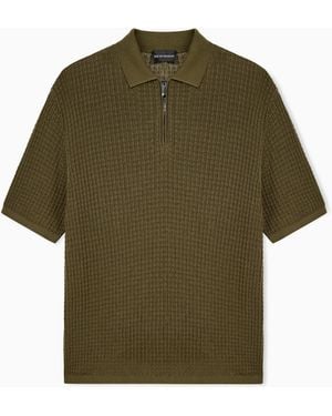 Emporio Armani Pointelle Pullover - Green
