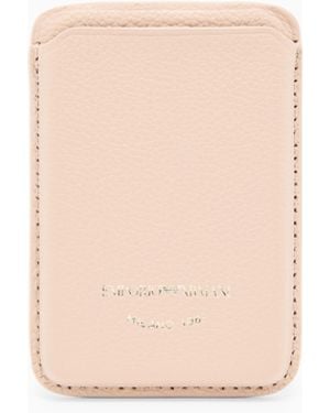 Emporio Armani Magnetic Card Holder - White