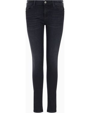 Emporio Armani J28 Skinny Fit Jeans - Blue