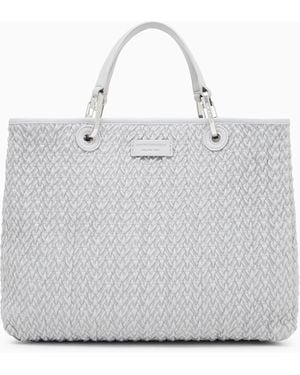 トートバッグ EMPORIO ARMANI Woman Tote bags Grey EW000546AF11953 U9327 Emporio Armani Medium MyEA Tote Bag | Grey | FARFETCH