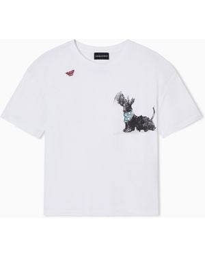 Emporio Armani Modal Cotton Jersey T-Shirt - White