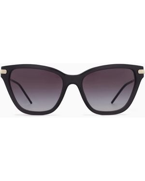 Emporio Armani Cat-Eye Sunglasses - Black