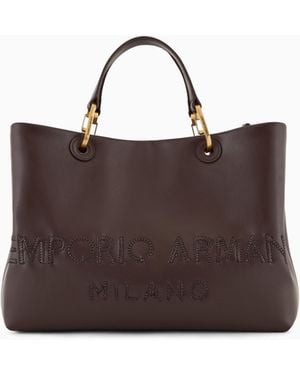 Emporio Armani Myea Shopper Bag - Brown