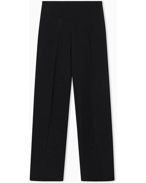 Emporio Armani Palazzo Trousers Essential - Black