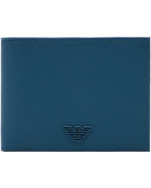 Emporio Armani Portafoglio Bifold - Blu