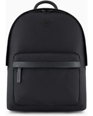 Emporio Armani Nylon Backpack - Blue