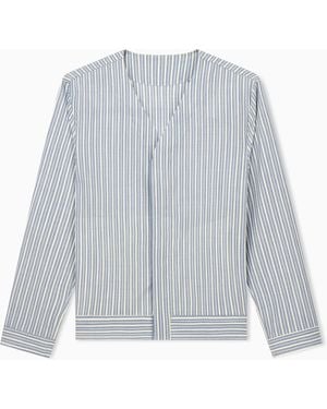 Emporio Armani Blouson Shirt - Grey