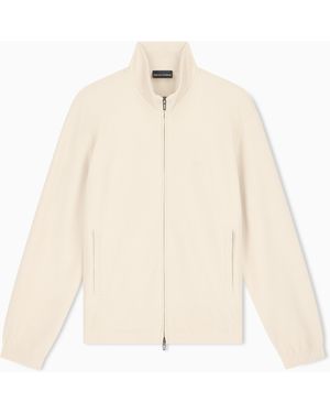 Emporio Armani Full-Zip Sweatshirt - Natural