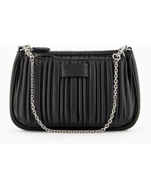 Emporio Armani Mini Bag Doppia A Tracolla - Nero