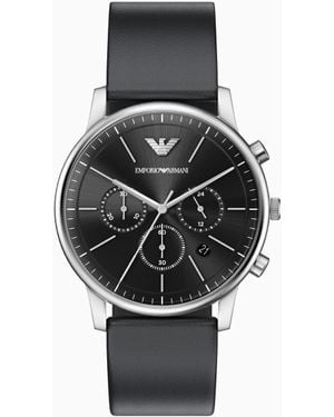 Emporio Armani Quartz Chronograph Watch - Black