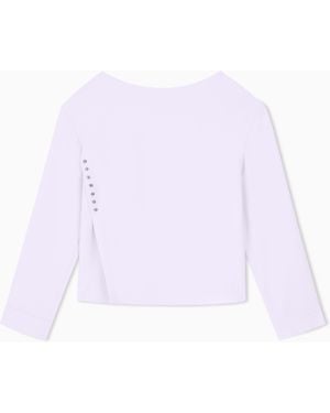 Emporio Armani Unlined Top - White
