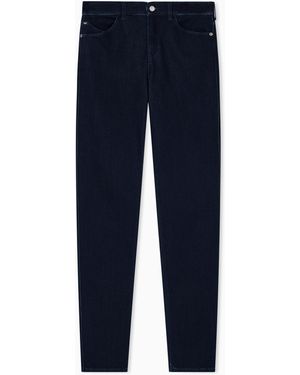 Emporio Armani High Waisted Jeans - Blue