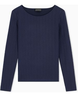Emporio Armani Slim Fit Shirt - Blue