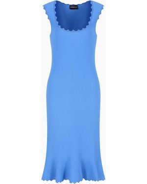 Emporio Armani Midi Dresses - Blue