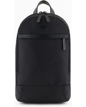 Emporio Armani Nylon Backpack - Blue