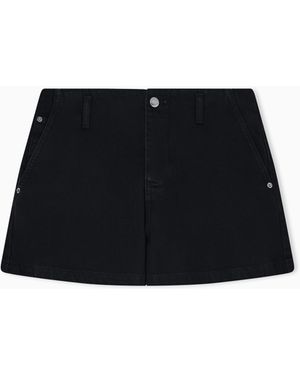 Emporio Armani Regular-Fit Shorts - Black