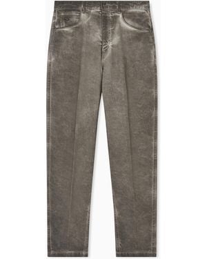 Emporio Armani J80 Buggy Twist Fit Jeans - Grey