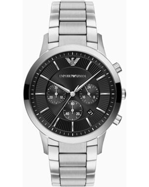 Emporio Armani Archetipo Quartz Chronograph Watch - White