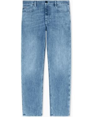Emporio Armani J76 Straight Fit Jeans - Blue